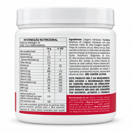 True Source - True Collagen - Cranberry Hibisco 420g - HOTBODY