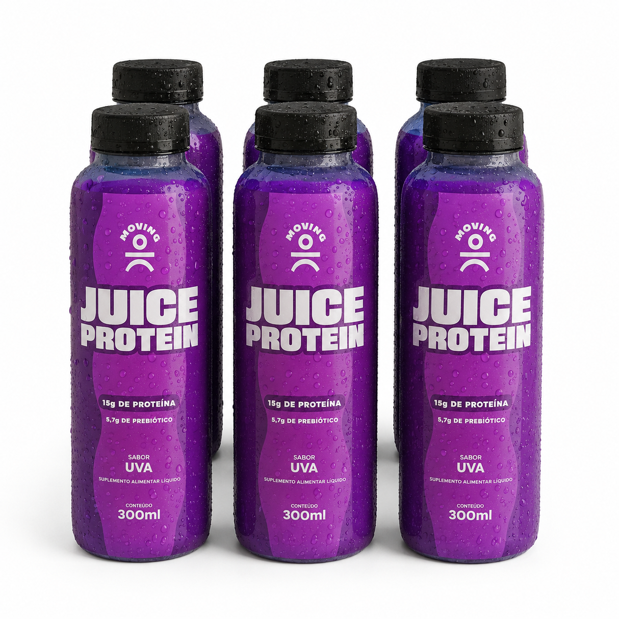 Juice Protein 300ml - Pack Com 6 Unidades - Moving