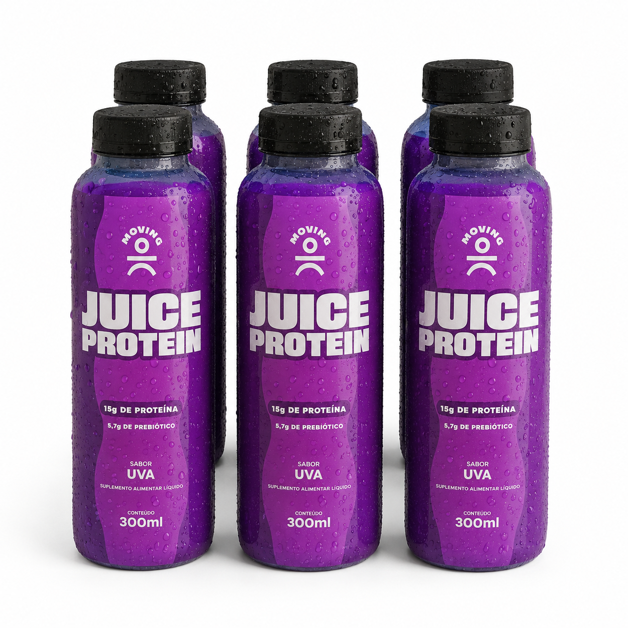 Juice Protein 300ml - Pack Com 6 Unidades - Moving