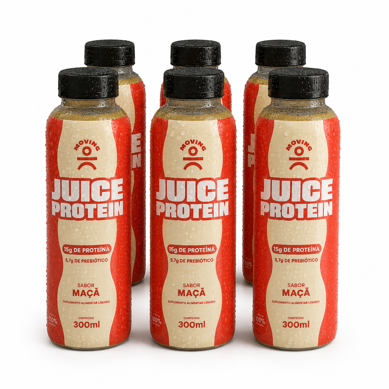 Juice Protein 300ml - Pack Com 6 Unidades - Moving
