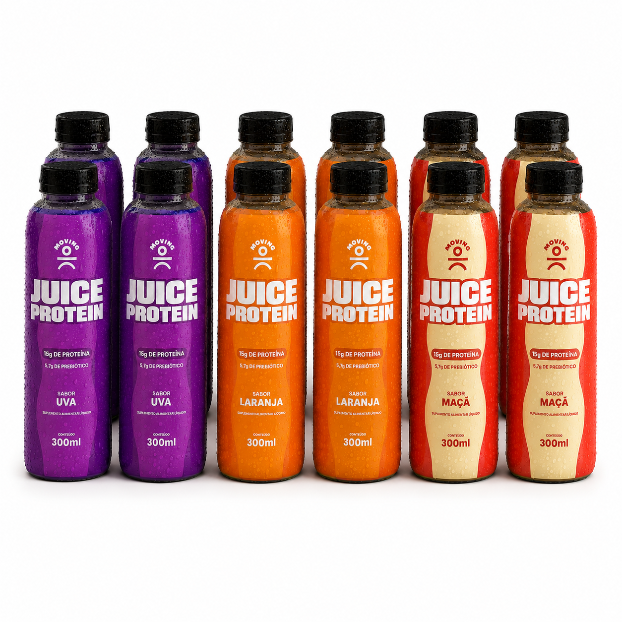 Juice Protein 300ml - Pack Com 12 Unidades - Moving