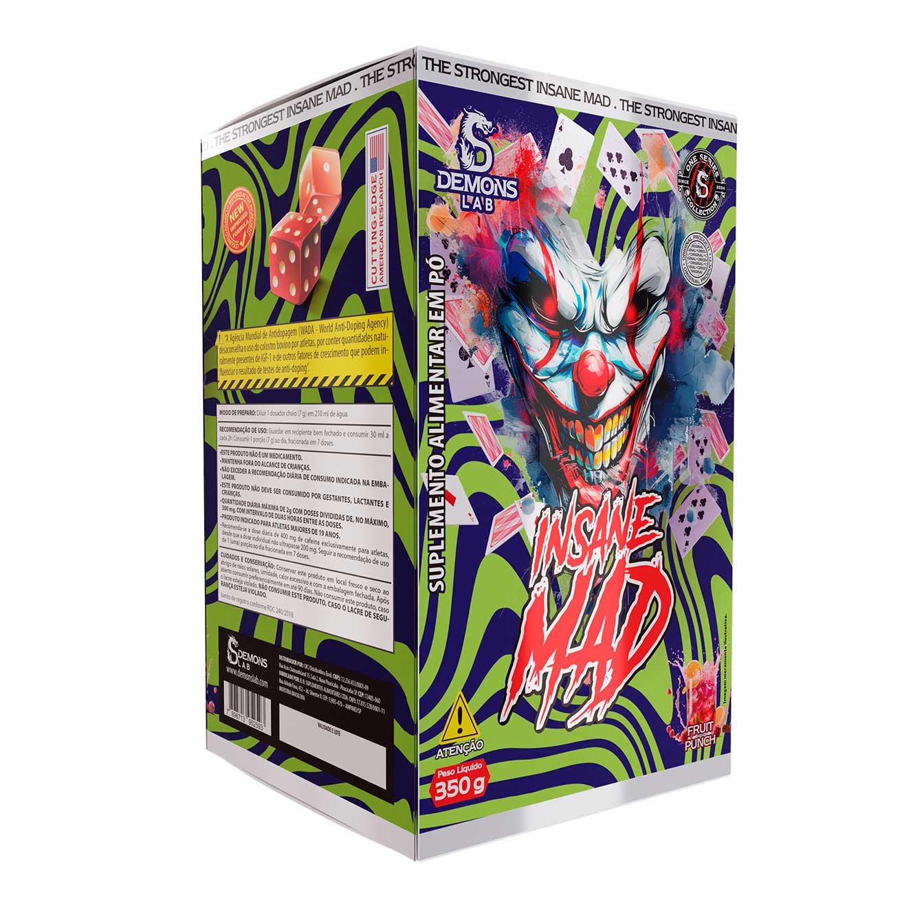 Pré Treino - Insane Mad - Demons Lab – HOTBODY