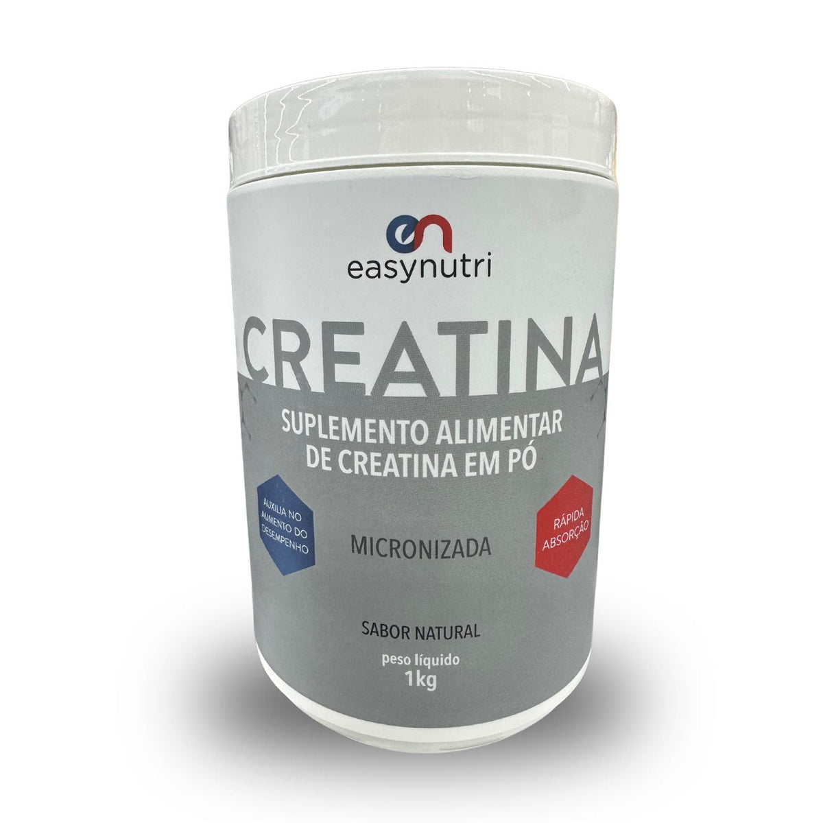 Creatina - Monohidratada 100% Pura - Easy Nutri - HOTBODY