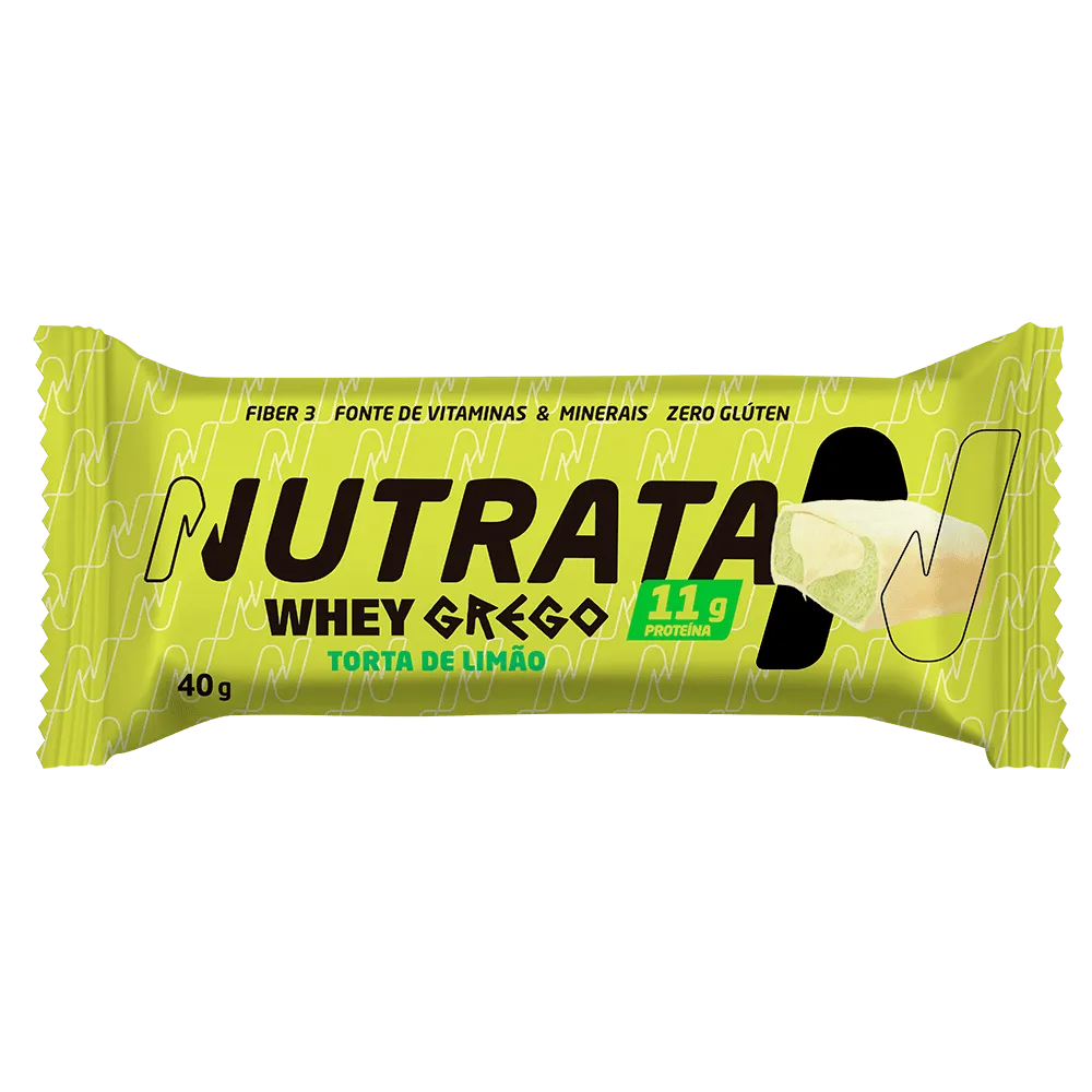 Barra de Proteína - Whey Grego Bar - Display 12un - Nutrata