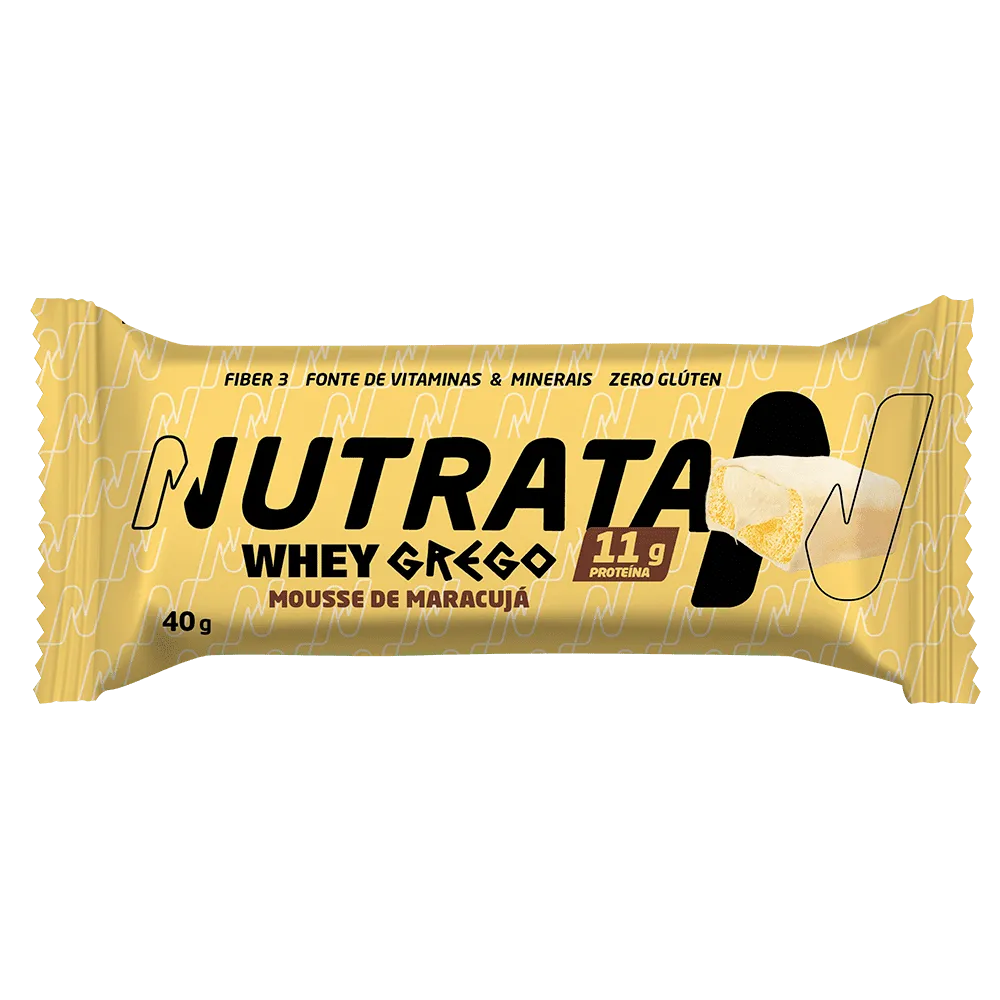 Barra de Proteína - Whey Grego Bar - Display 12un - Nutrata