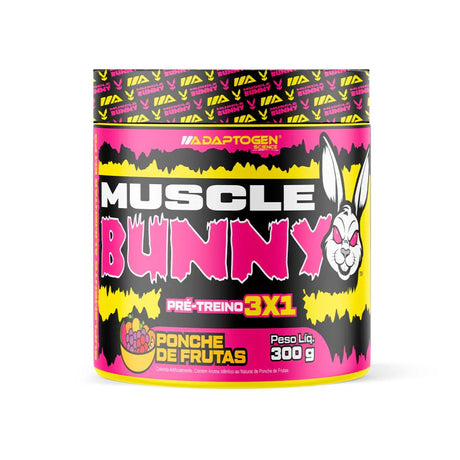 Pré Treino - Muscle Bunny 3x1 - Adaptogen - HOTBODY