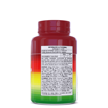 Multivitamínico - Multimax Complex - Max Titanium - HOTBODY