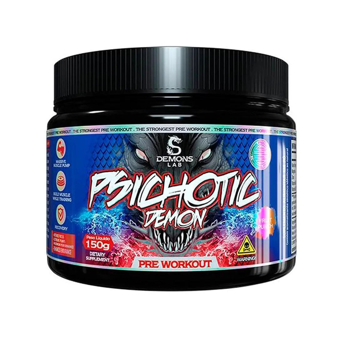 Pré Treino - Psichotic Demon Black - Demons Lab