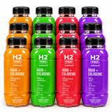 KIT 12X H2PRO ÁGUA + COLÁGENO SABOR MISTO 350ML - NOBRAND