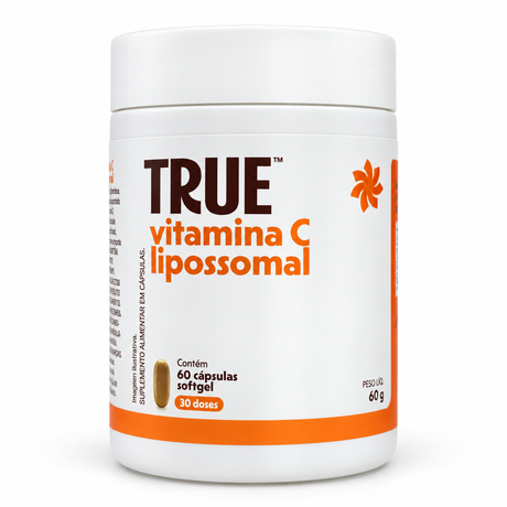 True Source - Vitamina C Lipossomal 60 Caps - HOTBODY