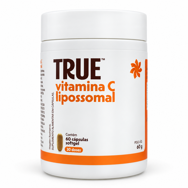 True Source - Vitamina C Lipossomal 60 Caps - HOTBODY