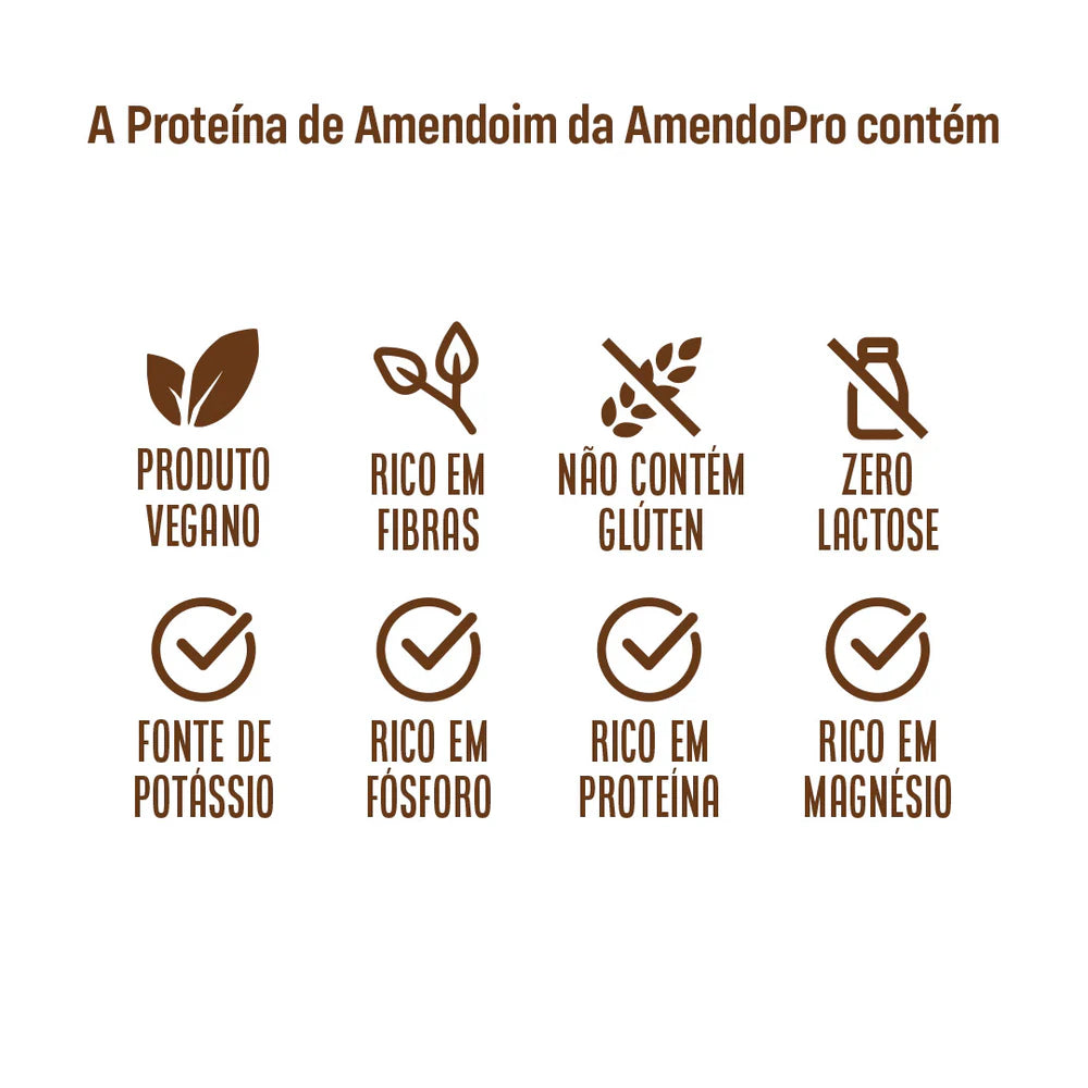 Proteína Vegetal de Amendoim - AmendoPRO - HOTBODY
