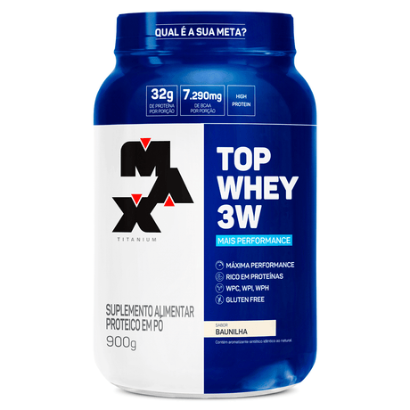Whey Protein - Top Whey 3W Mais Performance - Max Titanium - HOTBODY