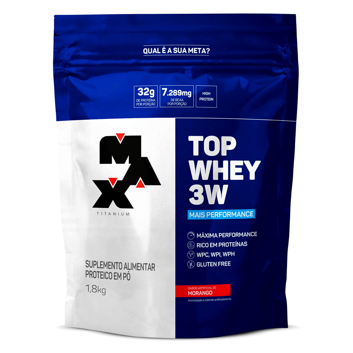 Whey Protein - Top Whey 3W Mais Performance - Max Titanium - HOTBODY