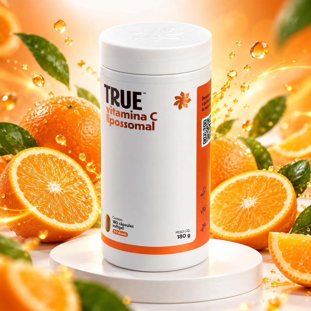 True Source - Vitamina C Lipossomal C/ 180 Caps