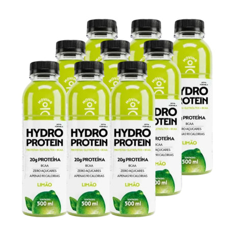 Kit 6 Bebidas Proteicas - Moving Hydro Protein 500ml - MOVING - HOTBODY