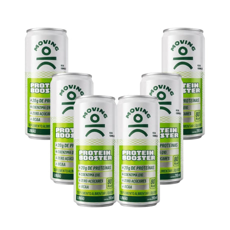 Kit 6 Bebidas Proteicas - Moving Protein Booster 310ml - MOVING - HOTBODY