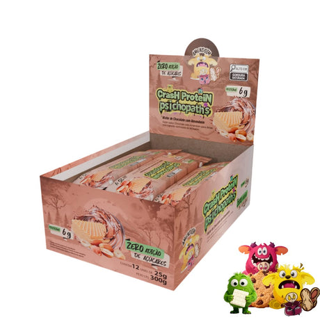 Barra de Proteína - Wafer Crash Protein Psichopaths - Demons Lab - HOTBODY