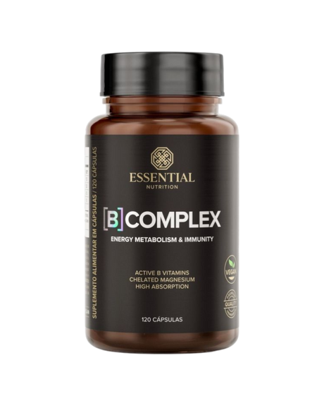 Vitamina B Complex 120 cápsulas - Essential Nutrition - HOTBODY
