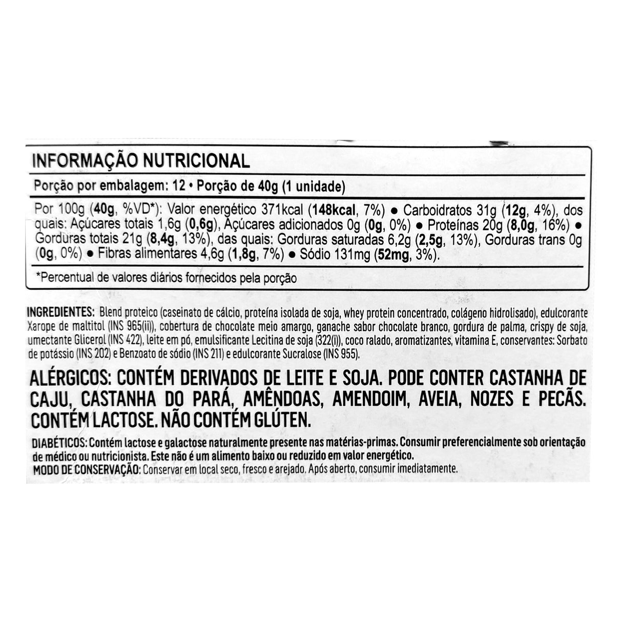 Barra de Proteína - Protein Bar Wafer - HOTBODY