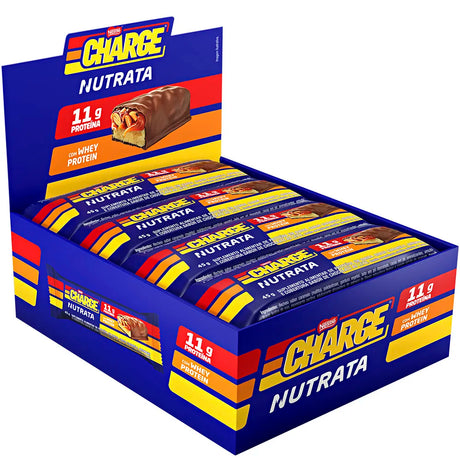 Barra de Proteína - Charge Bar Display c/ 12 - Nutrata - HOTBODY