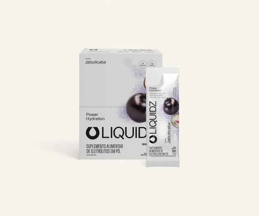 Eletrólitos Zero Açúcares - Display com 14 sachês - Liquidz - HOTBODY