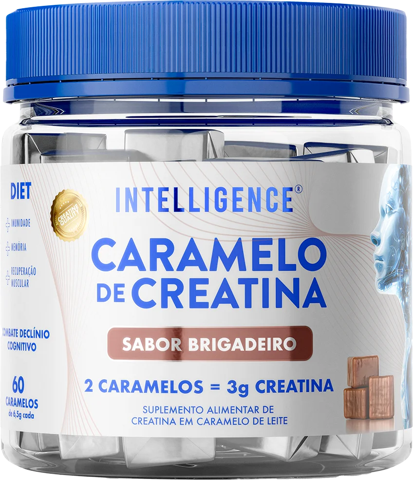 Creatina - Caramelo de Creatina - Brigadeiro – 60 unidades - INTELLIGENCE