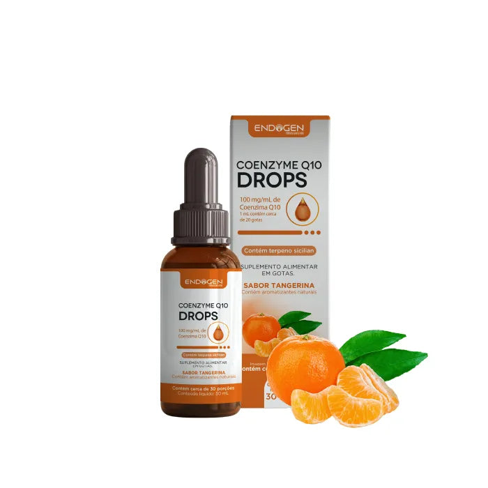 Coenzyme Q10 Drops Endogen – Energia Celular, Coração Saudável e Ação Antioxidante em Gotas 💧❤️⚡