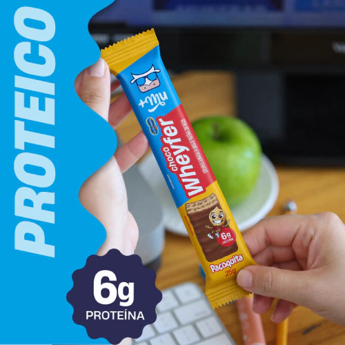 Chocowheyfer Mais Mu - Paçoquita - Caixa 12 Unidades - 300g