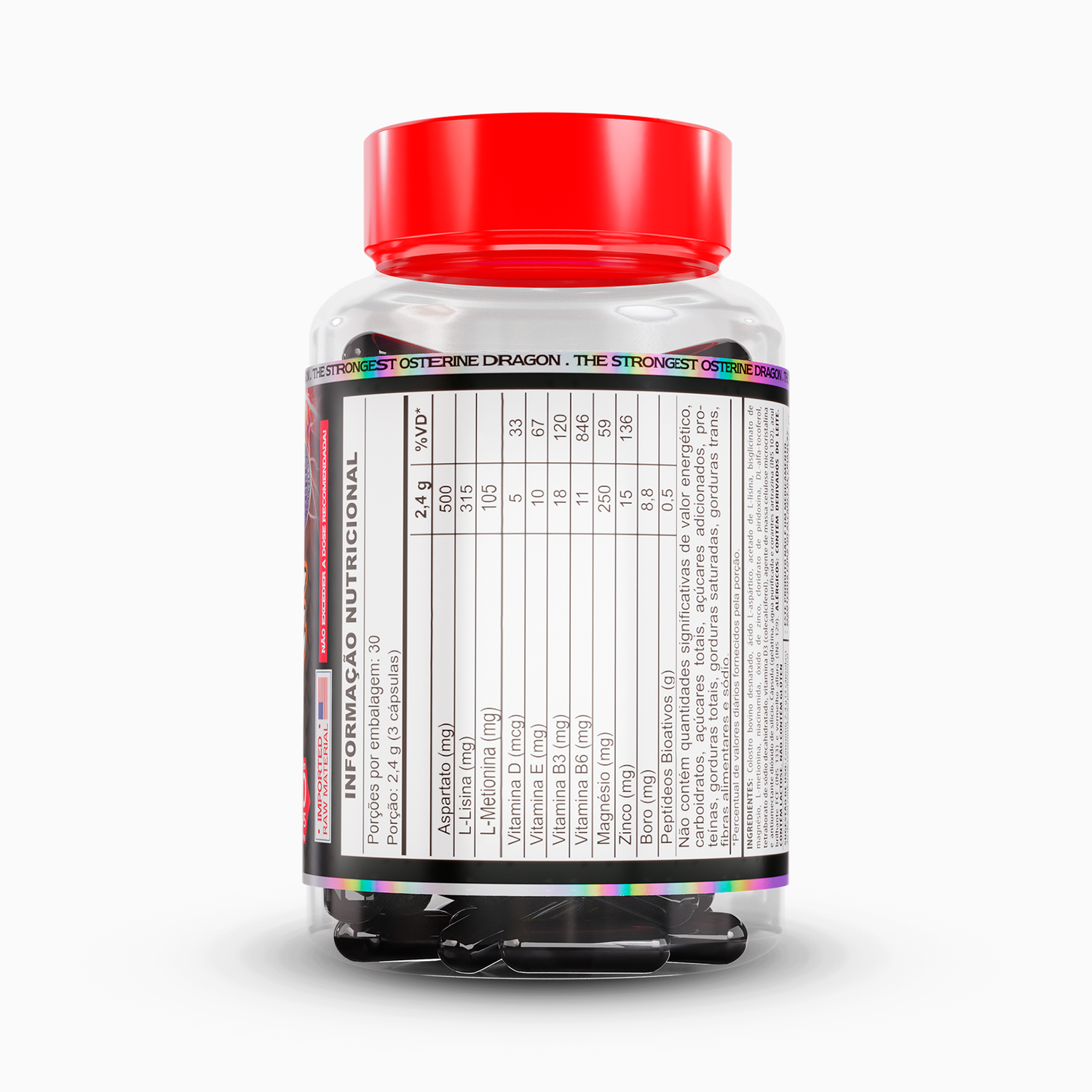 Pré-Hormonal - Osterine Dragon 90 caps - Demons Lab