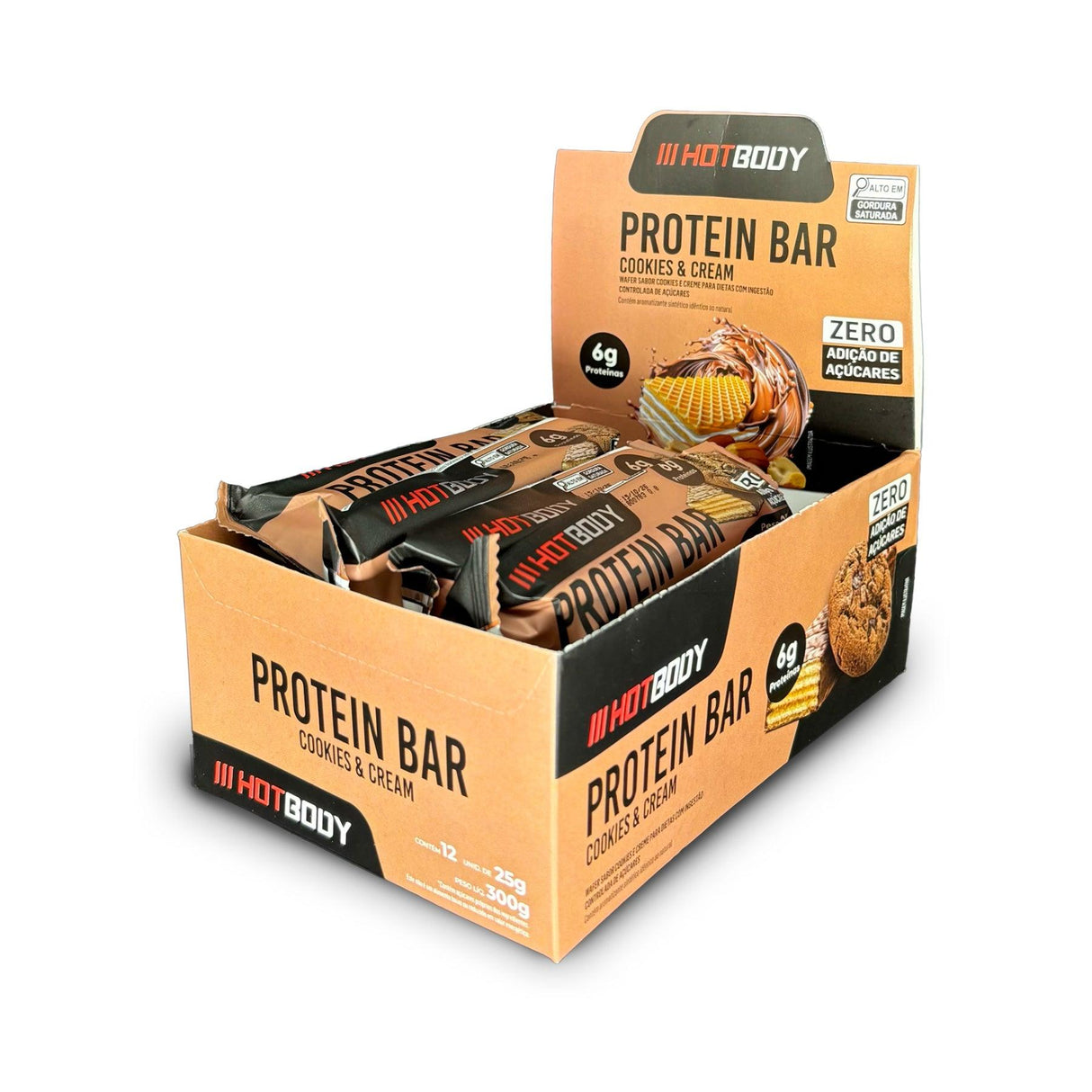 Barra de Proteína - Protein Bar Wafer - HOTBODY - HOTBODY