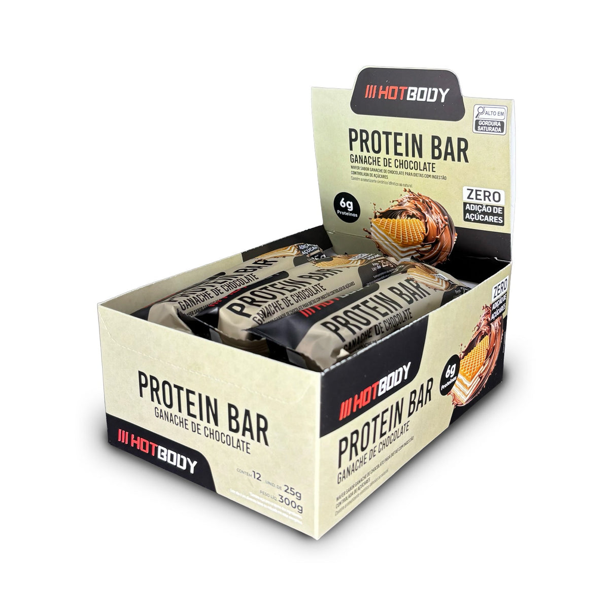 Barra de Proteína - Protein Bar Wafer - HOTBODY - HOTBODY