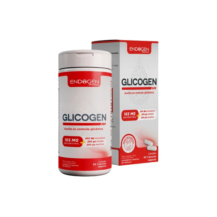 Glicogen Endogen – Suporte à Glicemia, Controle da Insulina e Saúde Metabólica com Cromo, Berberina e Gymnema ⚖️💊🌿