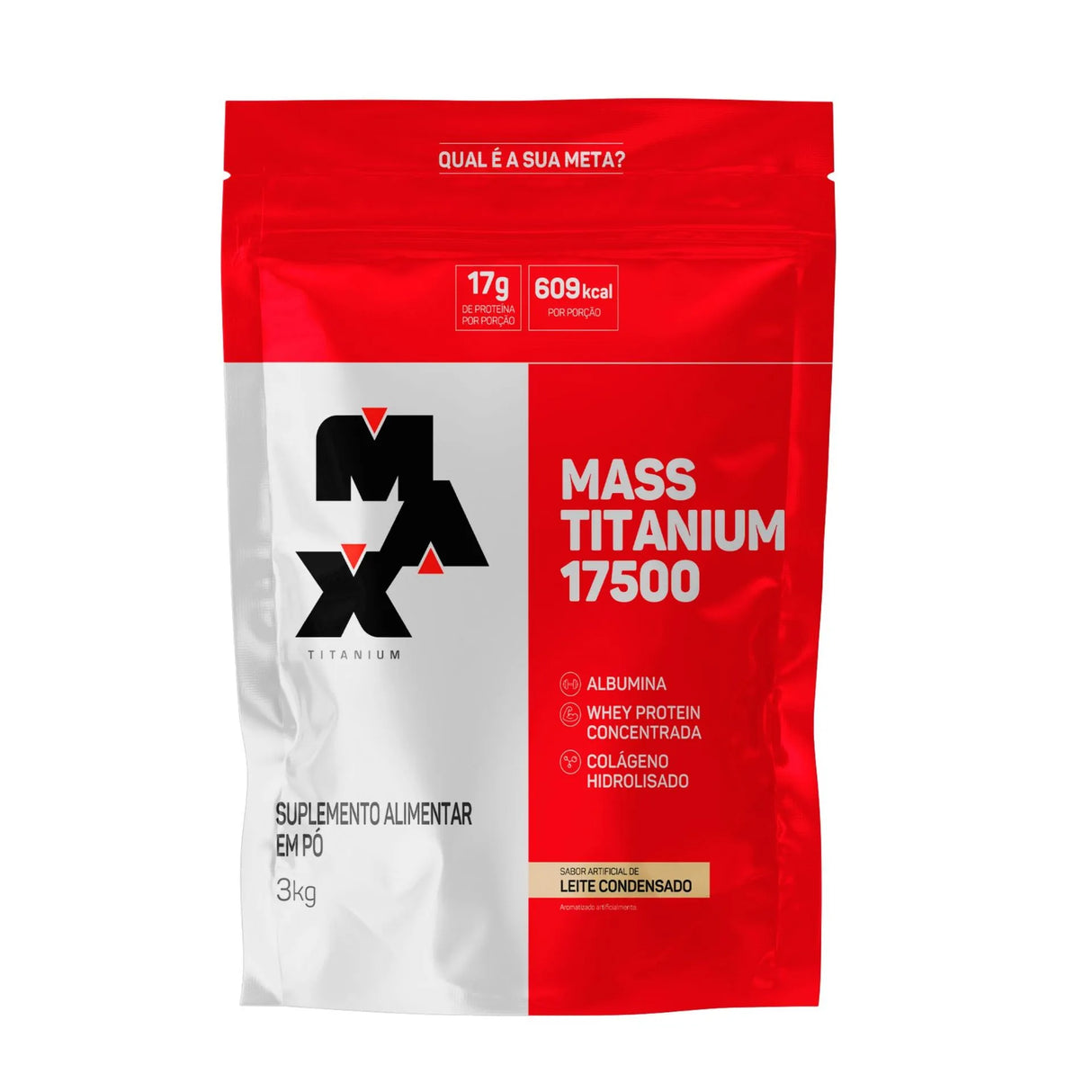 Hiper Calórico - Mass Titanium 17500 - Refil - Max Titanium