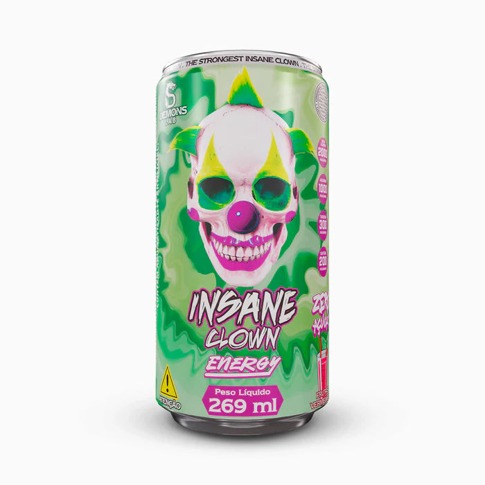 Pré Treino Líquido - Insane Clown Energy Lata 269ml - Demons Lab - HOTBODY