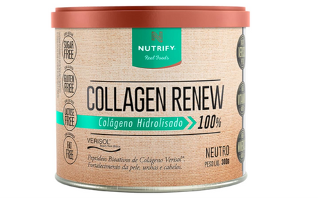Kit 3 Collagen Renew Colágeno Hidrolisado Neutro Nutrify 300g - HOTBODY