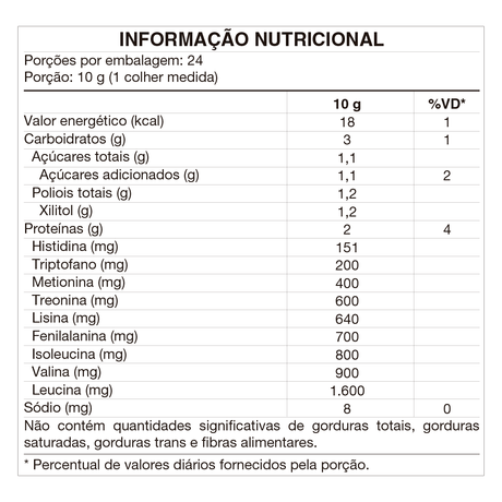 Aminoácido - Aminovita - 30 sachês 10g - Vitafor - HOTBODY