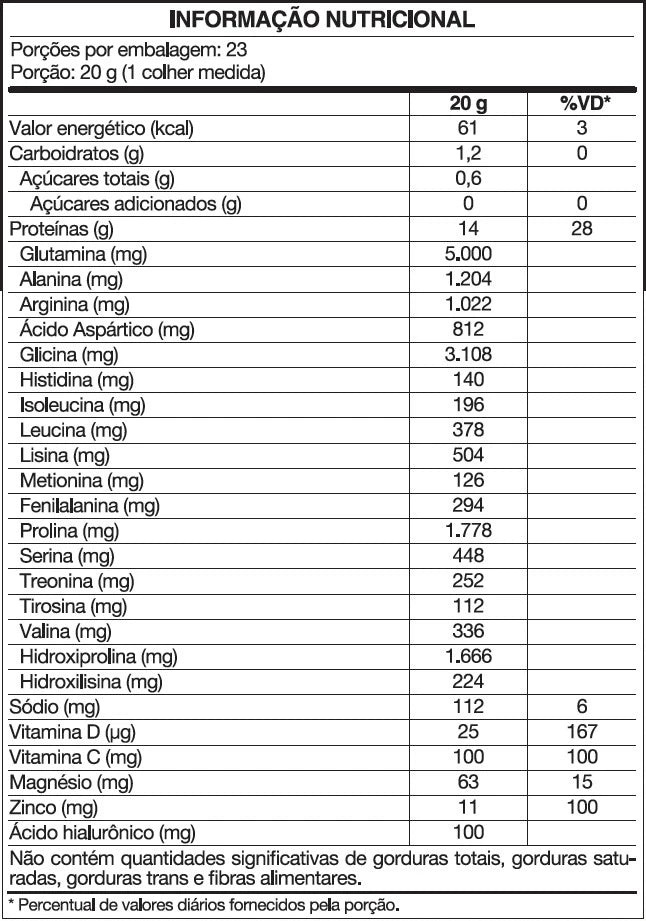Colágeno com Proteína - Colagentek Protein - Bodybalance - 460g - Vitafor - HOTBODY