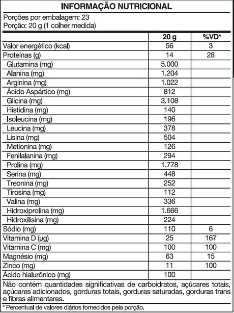 Colágeno com Proteína - Colagentek Protein - Bodybalance - 460g - Vitafor - HOTBODY