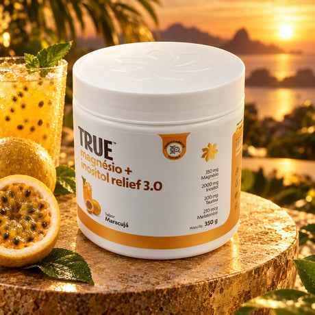 Magnésio + Inositol Relief 3.0 - 350g Maracujá - True Source - HOTBODY
