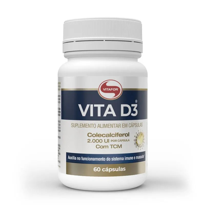 VITA D3 - 60 Cápsulas - VITAFOR